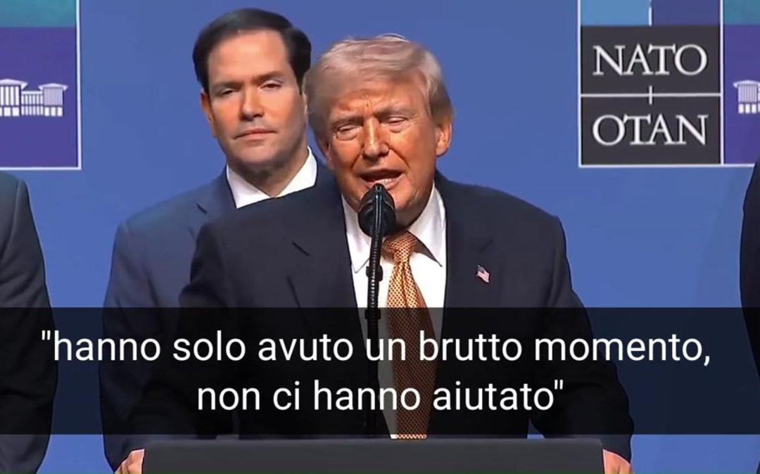 Trump: “L’Italia si è comportata bene, solo un brutto momento”