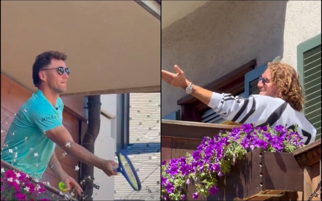 Ruud-Tsitsipas, a Gstaad è sfida… dal balcone