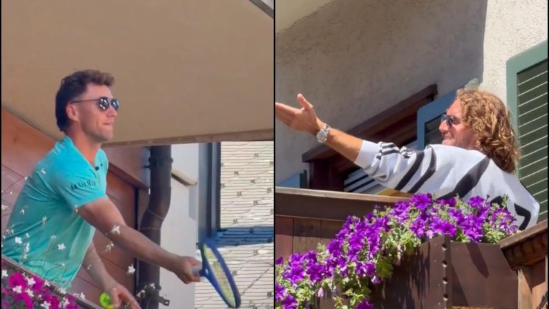 Ruud-Tsitsipas, a Gstaad è sfida… dal balcone