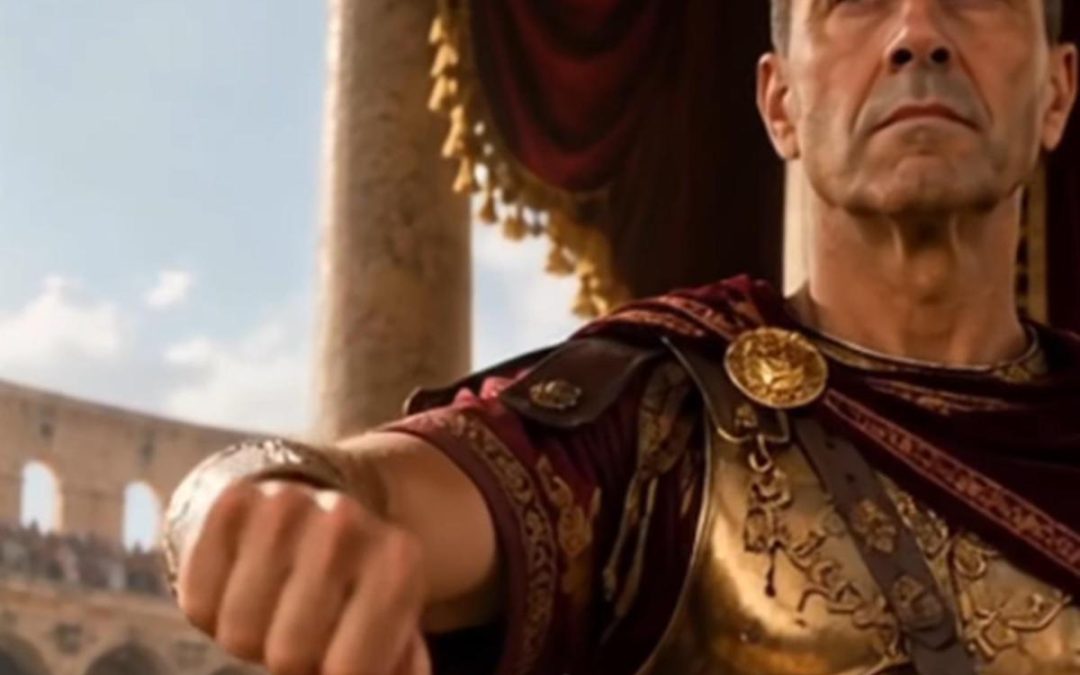 Vannacci come un gladiatore fa ‘giustiziare’ Schlein e Conte in video Ia, opposizioni insorgono