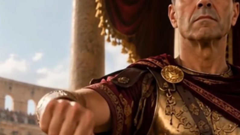Vannacci come un gladiatore fa ‘giustiziare’ Schlein e Conte in video Ia, opposizioni insorgono