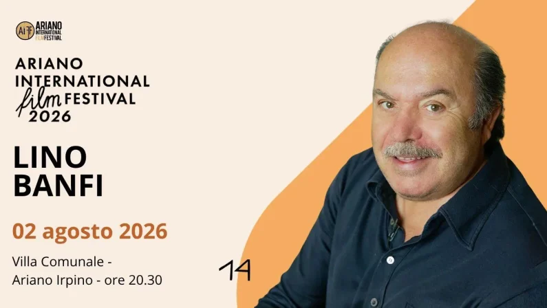 Ariano International Film Festival dal 27 luglio al 2 agosto, premio alla carriera a Lino Banfi
