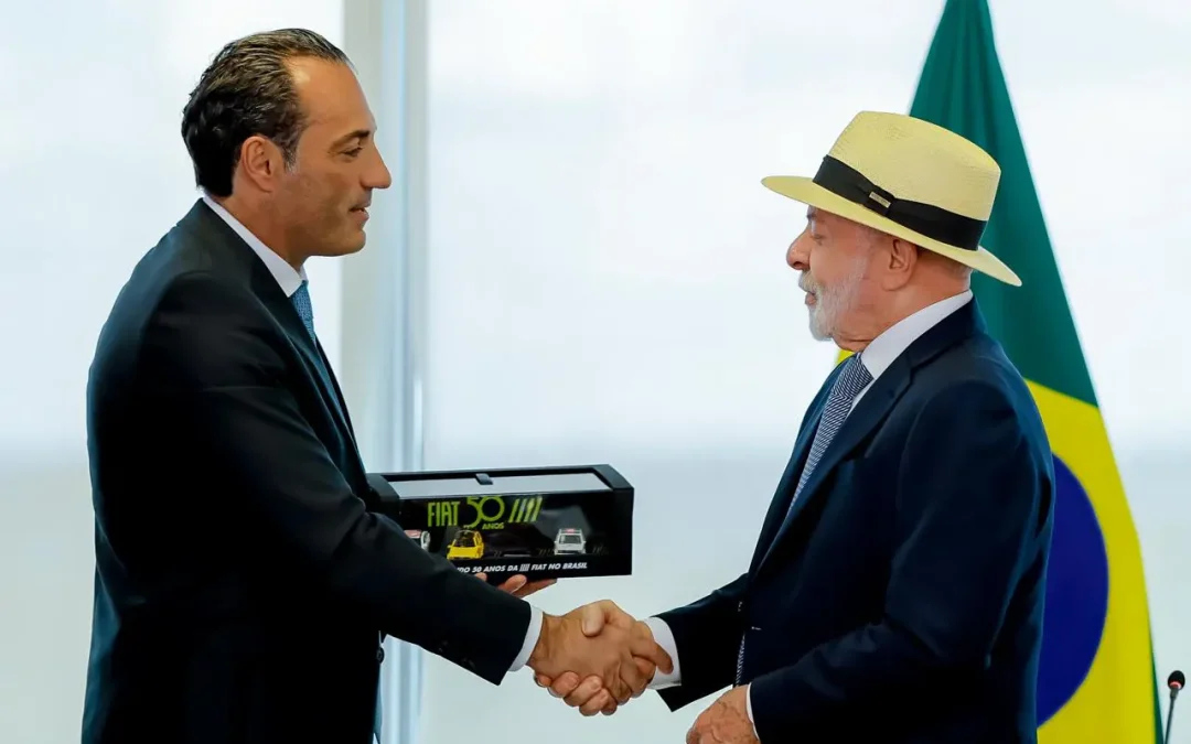 Filosa incontra Lula per il 50° anniversario del marchio in Brasile