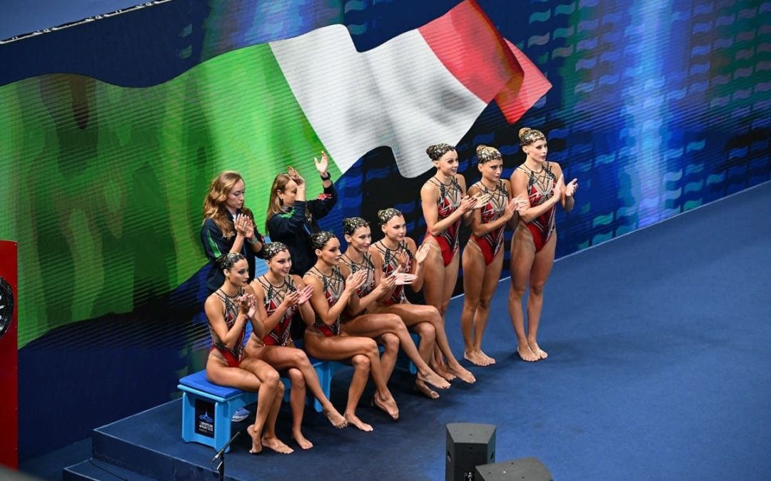 Agli Europei di nuoto artistico bronzo per il team acrobatico azzurro