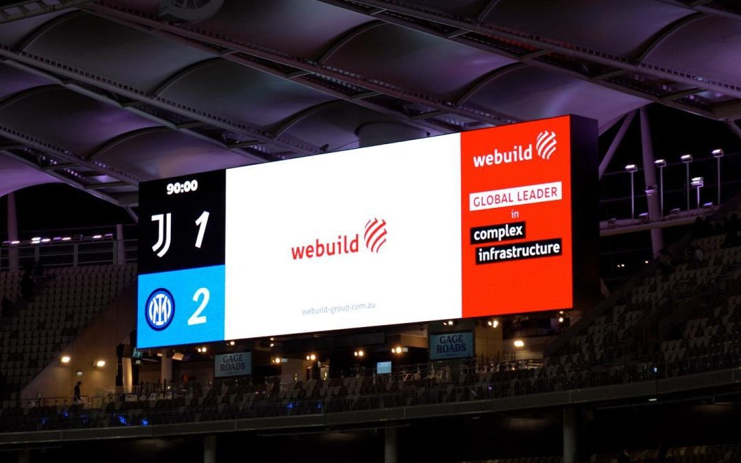 Webuild sostiene il calcio italiano a Perth con Milan, Inter, Juventus e Palermo