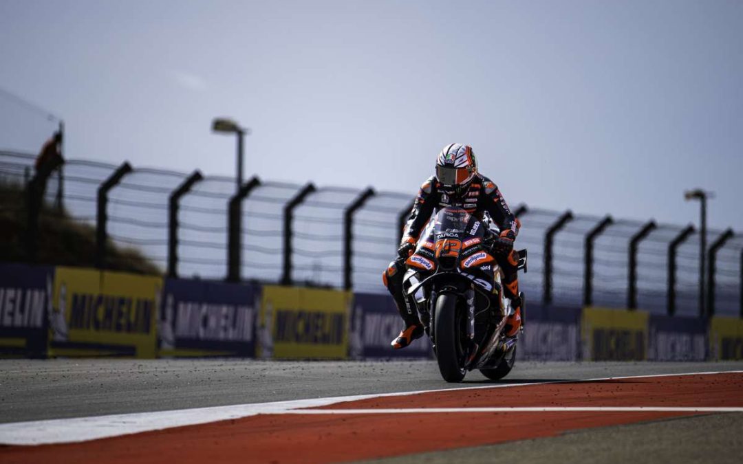 Bezzecchi leader delle Practice del Gp di Aragon, Martin settimo