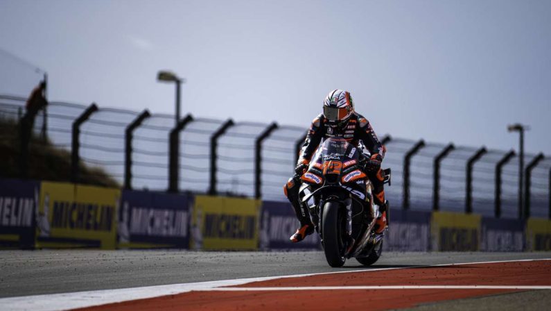 Bezzecchi leader delle Practice del Gp di Aragon, Martin settimo