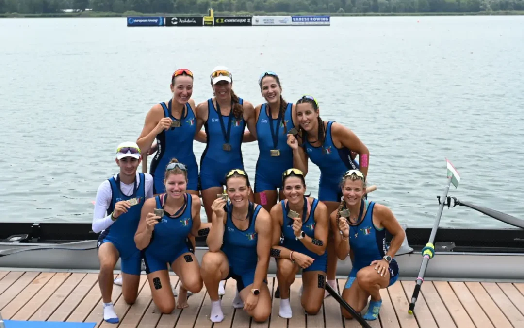 Canottaggio, l’Italia chiude con nove medaglie agli Europei di Varese
