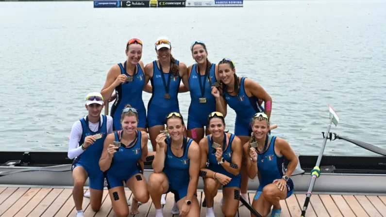 Canottaggio, l’Italia chiude con nove medaglie agli Europei di Varese