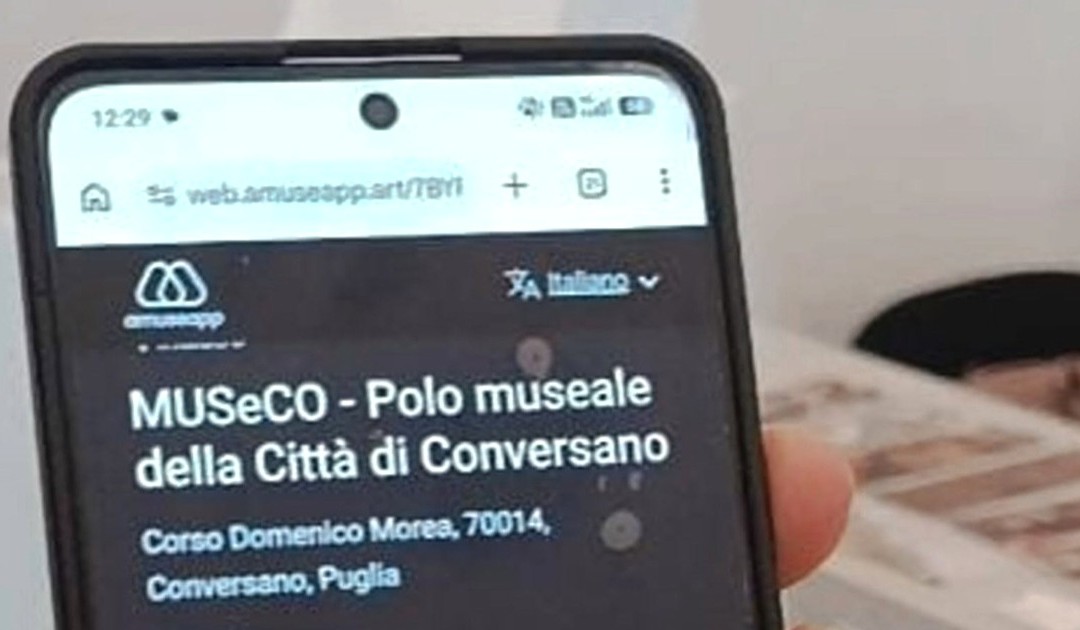 Conversano, arriva l’audioguida del Polo Museale in 47 lingue