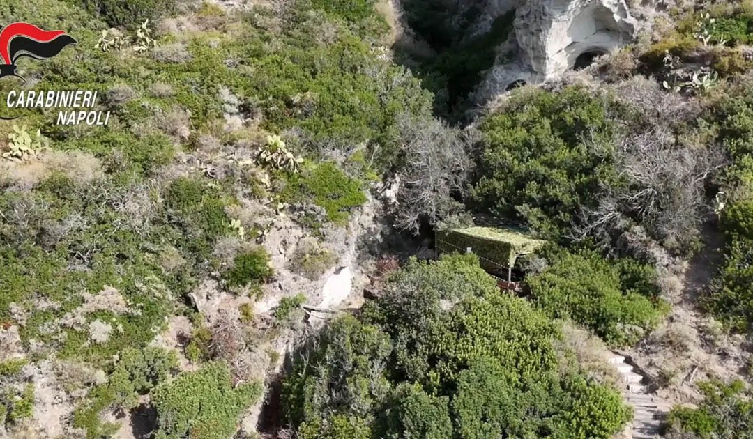 L'area dove è stato realizzato il resort abusivo