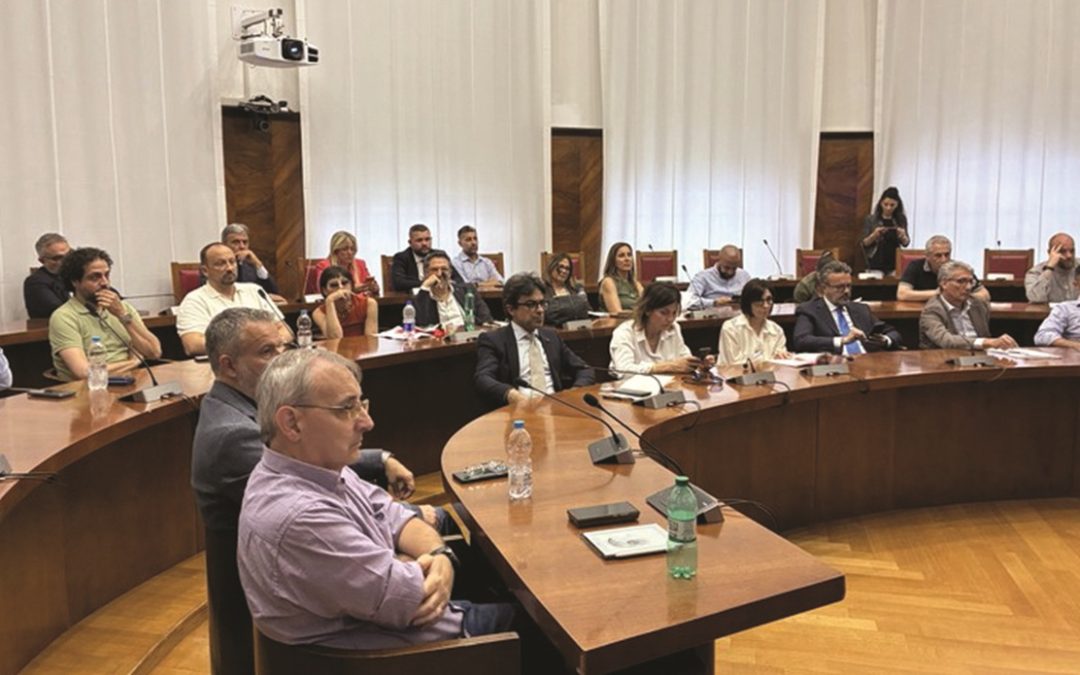 Uno degli ultimi vertici che si è svolto al Mimit sul futuro della Callmat che riguarda 350 lavoratori