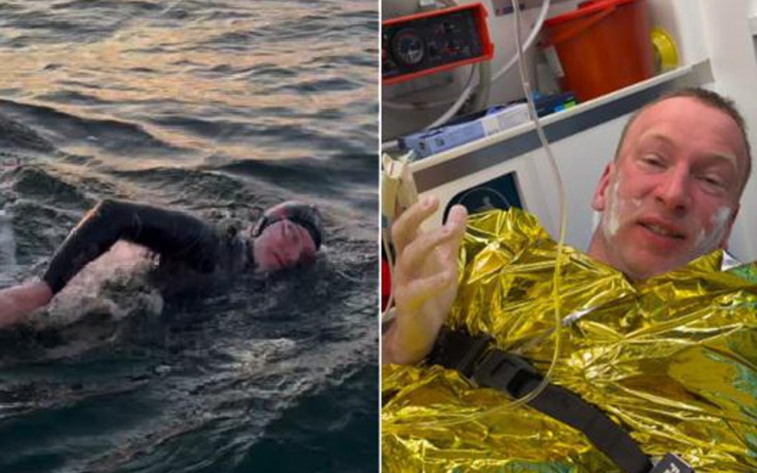 Nuota per 160 km dalla Svezia alla Polonia e attraversa il Mar Baltico in 56 ore