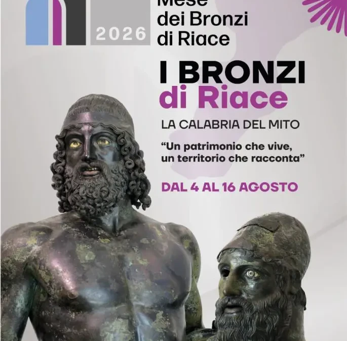 Al via il ‘Mese dei Bronzi di Riace’, Calabrese “Un’offerta integrata di promozione culturale e turistica”
