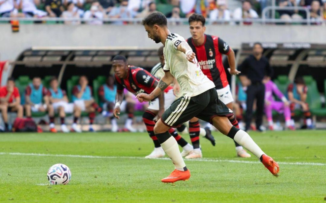 Milan-Manchester United, rissa sfiorata e rigore contestato in amichevole