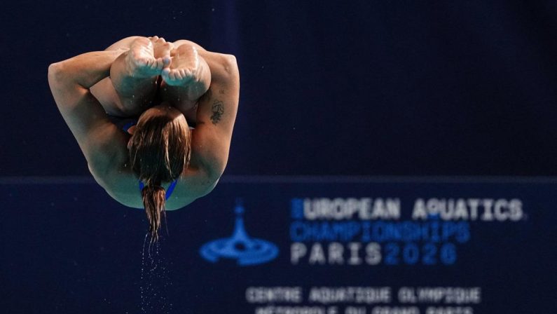 Pellacani da record, quarto oro nei tuffi agli Europei di Parigi