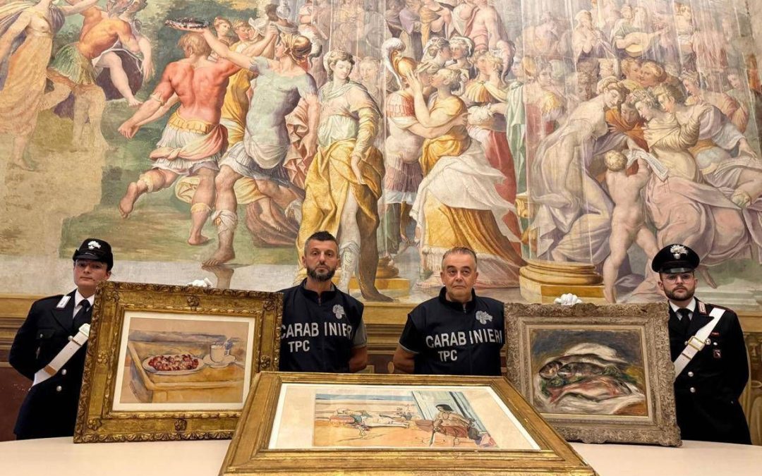 Recuperati i tre dipinti di Cezanne, Renoir e Matisse rubati a marzo dalla Fondazione Magnani Rocca﻿