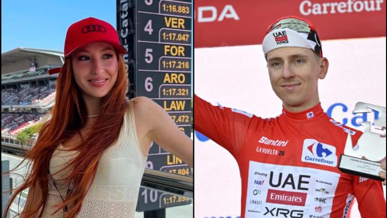 Vuelta, l’influencer ci prova con Pogacar: “Che carino…”. I giornalisti protestano