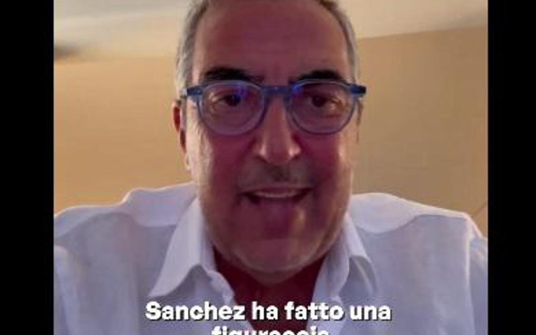 Gasparri: “Crisi migratoria e Sanchez se ne va in vacanza, gli suggeriamo noi la playlist”