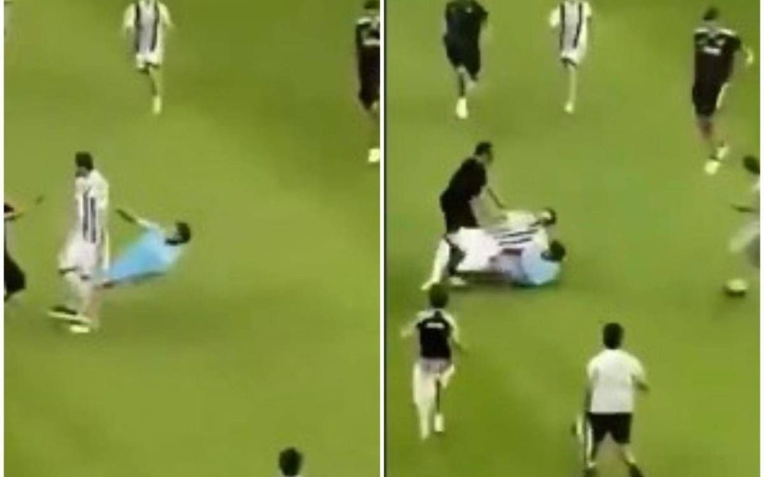Juventus, invasione di campo e intervento killer di un tifoso su Gatti