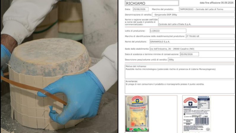 Gorgonzola richiamato dai supermercati per possibile Listeria: cosa sapere (e il lotto da evitare)