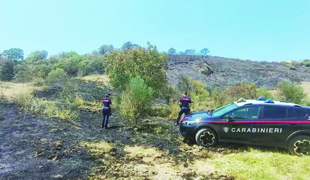 Grave incendio boschivo di 40 ettari: Denunciato il piromane di San Chirico