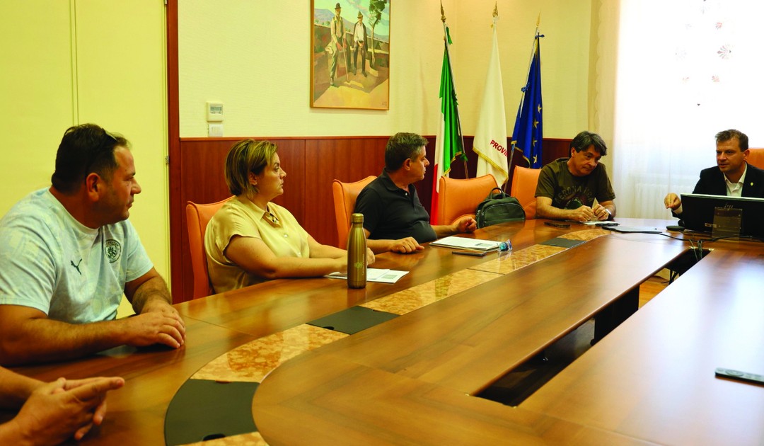 L'incontro svoltosi ieri nella sede della Provincia di Potenza tra i rappresentanti dell’Ente con i viticoltori di Venosa