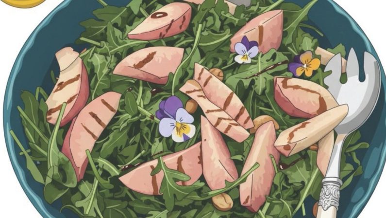 L’insalata di buzzonaglia con i fichi e la cipolla