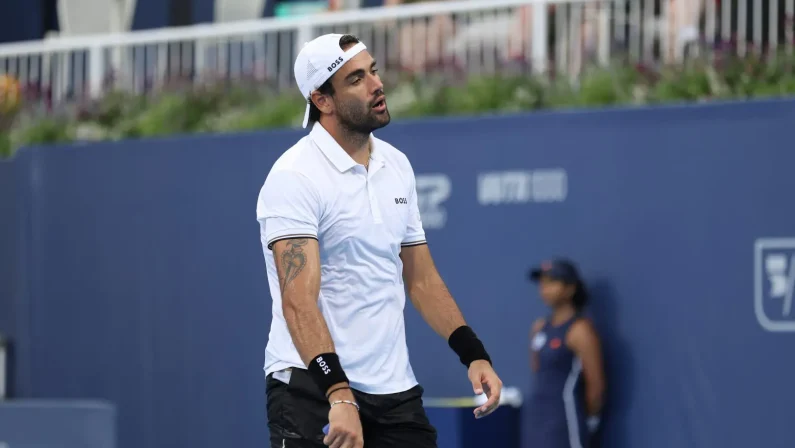 Masters 1000 di Cincinnati, Berrettini eliminato al secondo turno da Lehecka