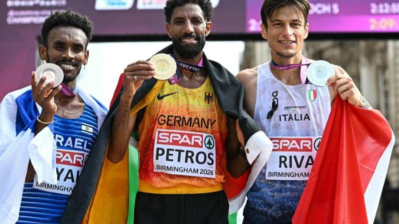 Europei Atletica, doppio argento per l’Italia nella maratona: Riva e squadra femminile sul podio