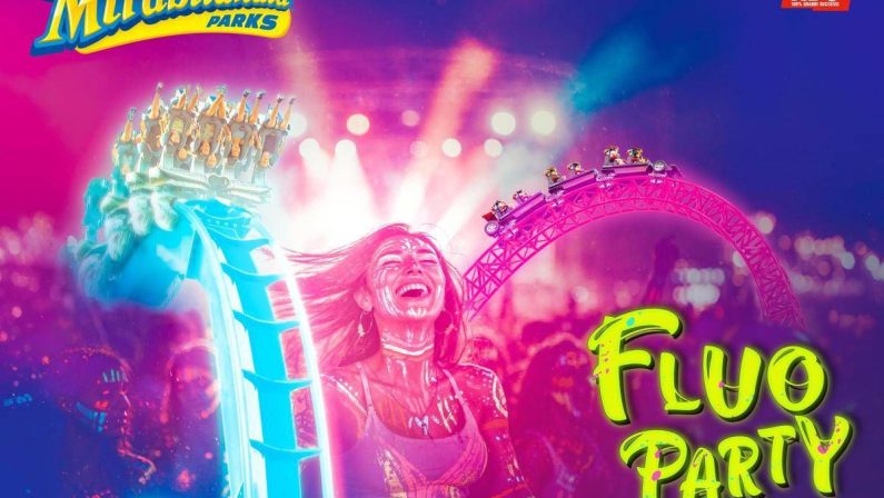 Mirabilandia: si accende con il ‘Fluo Parti’ insieme a Rds, per vivere la notte più luminosa dell’estate
