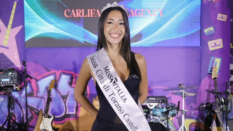 Miss Italia Calabria ha incoronato Miss Città di Torano Castello 2026