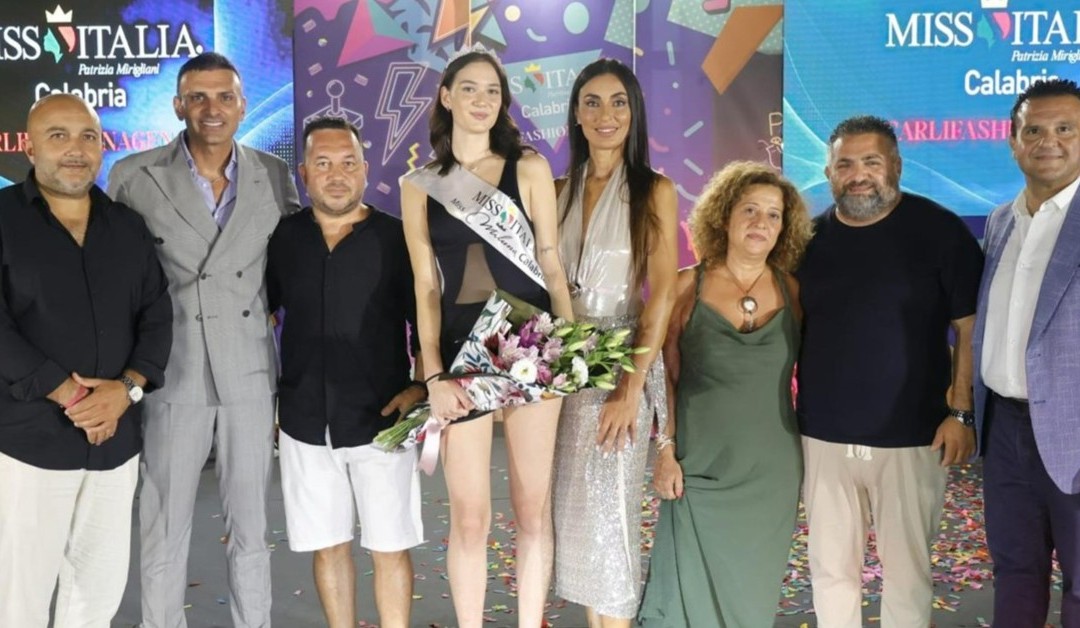 Bovalino, Miss Italia Calabria ha incoronato Miss Miluna Calabria 2026