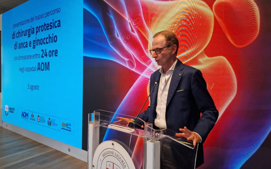 Interventi di protesi di anca e ginocchio, a Genova modello SSD per le dimissioni entro 24 ore