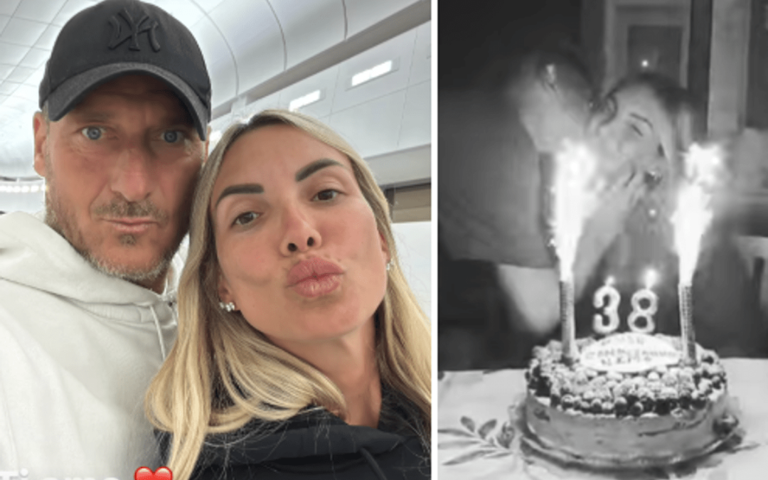 Noemi Bocchi compie 38 anni, la dedica di Francesco Totti: “Ti amo”