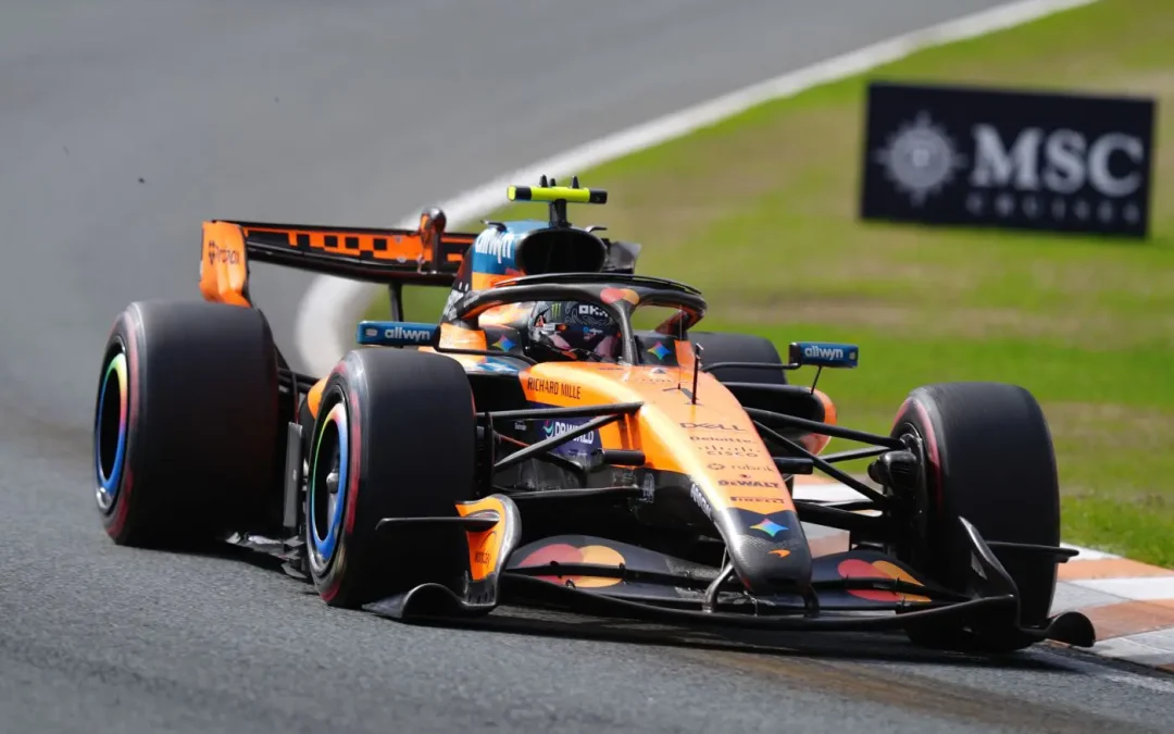 F1, a Zandvoort trionfa ancora Norris su Antonelli e Russell. Hamilton e Leclerc ai piedi del podio