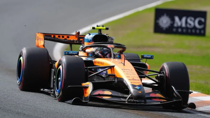 F1, a Zandvoort trionfa ancora Norris su Antonelli e Russell. Hamilton e Leclerc ai piedi del podio