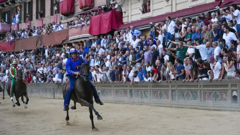 Palio di Siena, dopo 28 anni torna al successo la contrada del Nicchio. 13° trionfo di Tittia