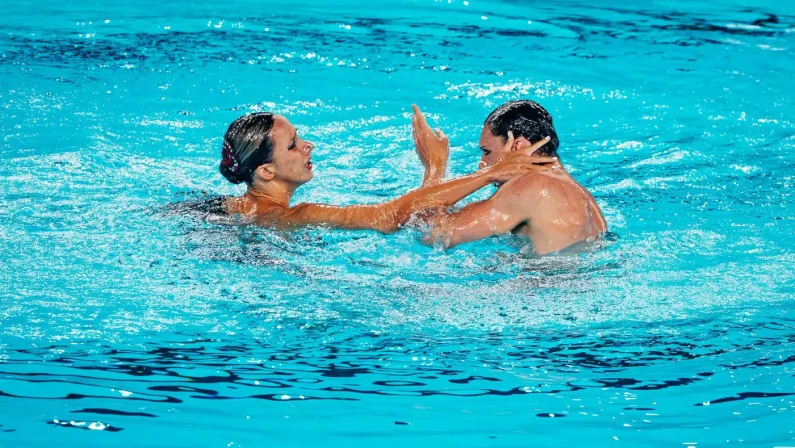 Nuoto artistico, Pelati e Ruggiero argento nel duo misto tecnico agli Europei di Parigi