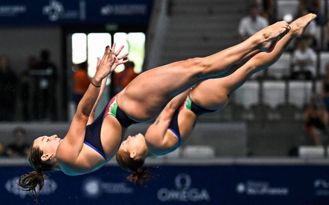 Pellacani cinquina d’oro agli Europei, trionfa con Pizzini nel sincro dal trampolino