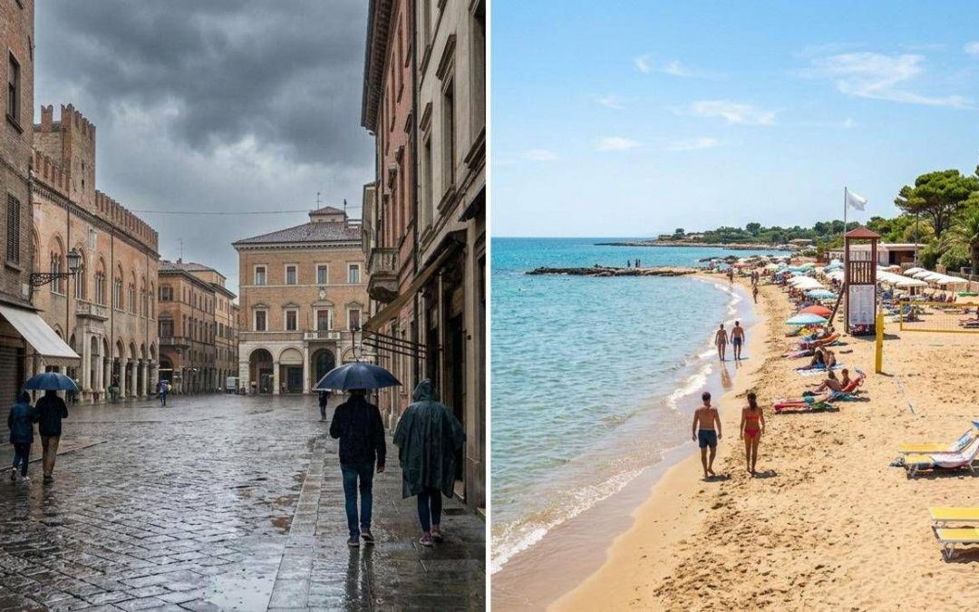 Meteo, arriva il maltempo: piogge al Nord ma al Sud torna il caldo fino a 40°C