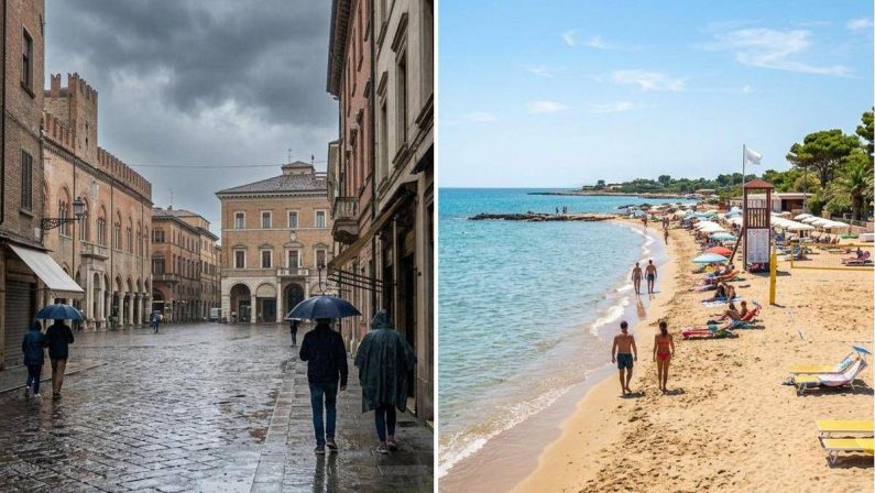 Meteo, arriva il maltempo: piogge al Nord ma al Sud torna il caldo fino a 40°C