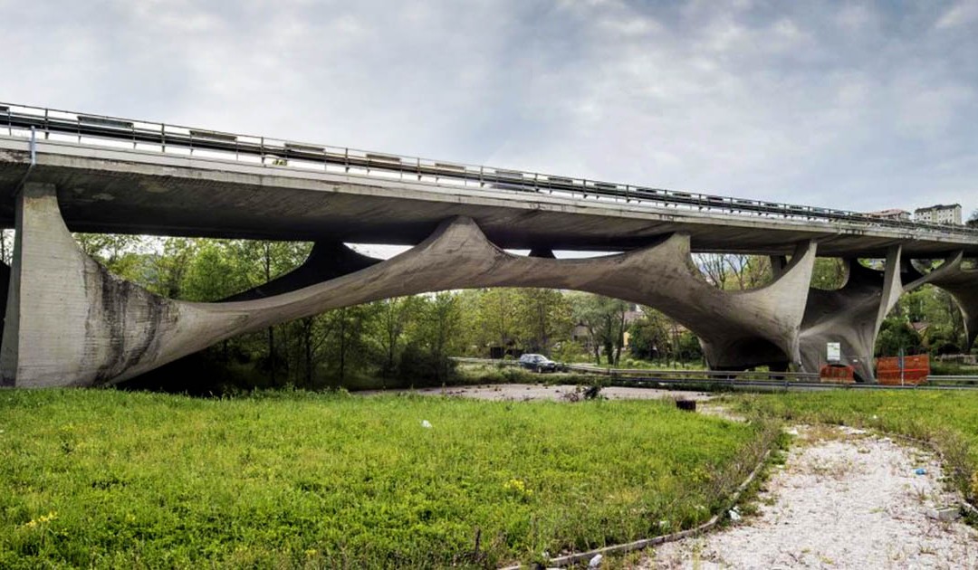 Il ponte Musmeci sul Basento a Potenza