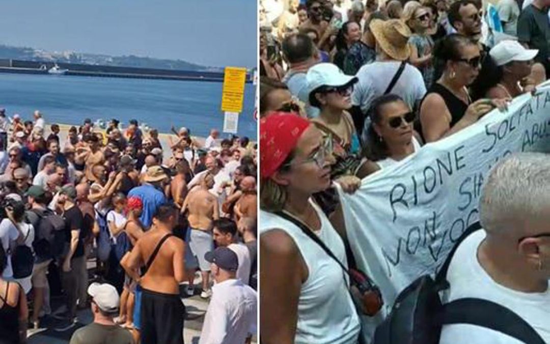 Campi Flegrei, esplode la protesta dopo il terremoto: porto di Pozzuoli bloccato