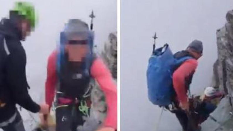 “Spostati, idiota”: insulti e spinte sulle vetta a 3000 metri