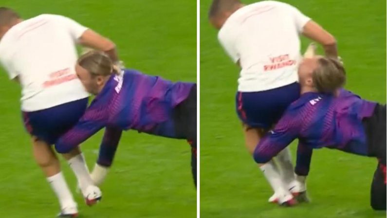 Psg, brividi per Safonov: il portiere si ‘schianta’ nel riscaldamento