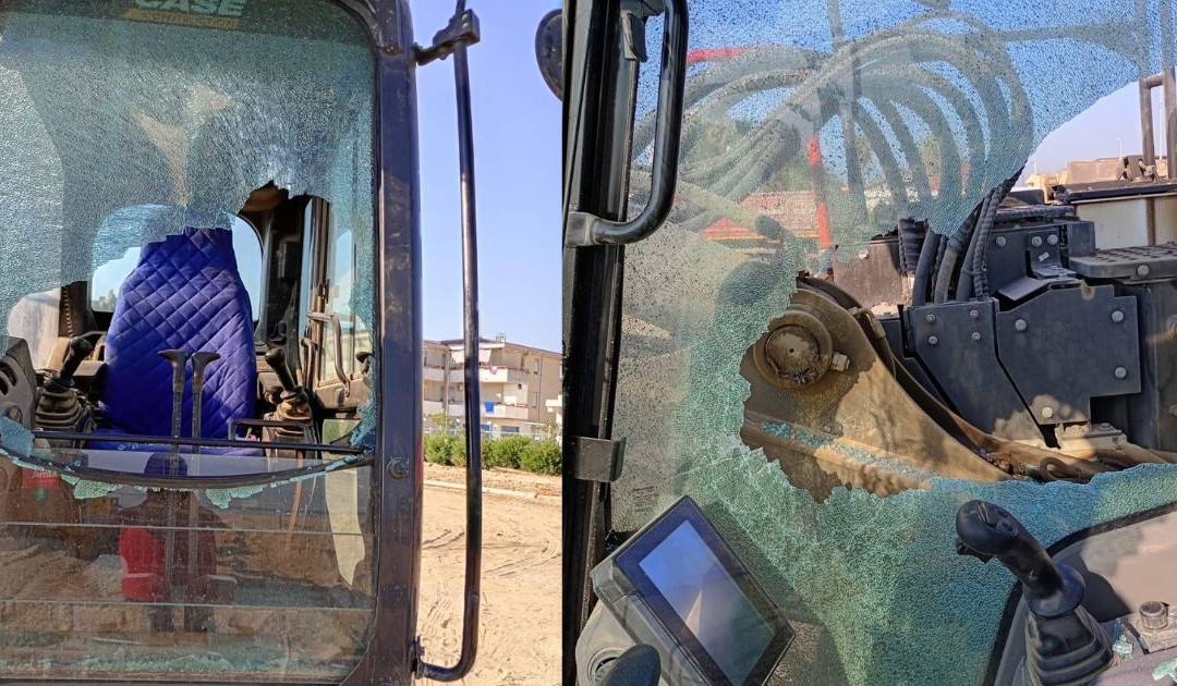 Intimidazione a Schiavonea: distrutti i mezzi dell’azienda dal presidente Ance Calabria