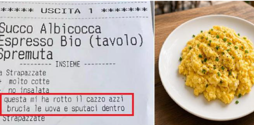 Riccione, torna a lavoro il cameriere 17enne dello scontrino con lo “sputo nelle uova”: “Va perdonato, è giovane”