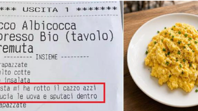 Riccione, torna a lavoro il cameriere 17enne dello scontrino con lo “sputo nelle uova”: “Va perdonato, è giovane”