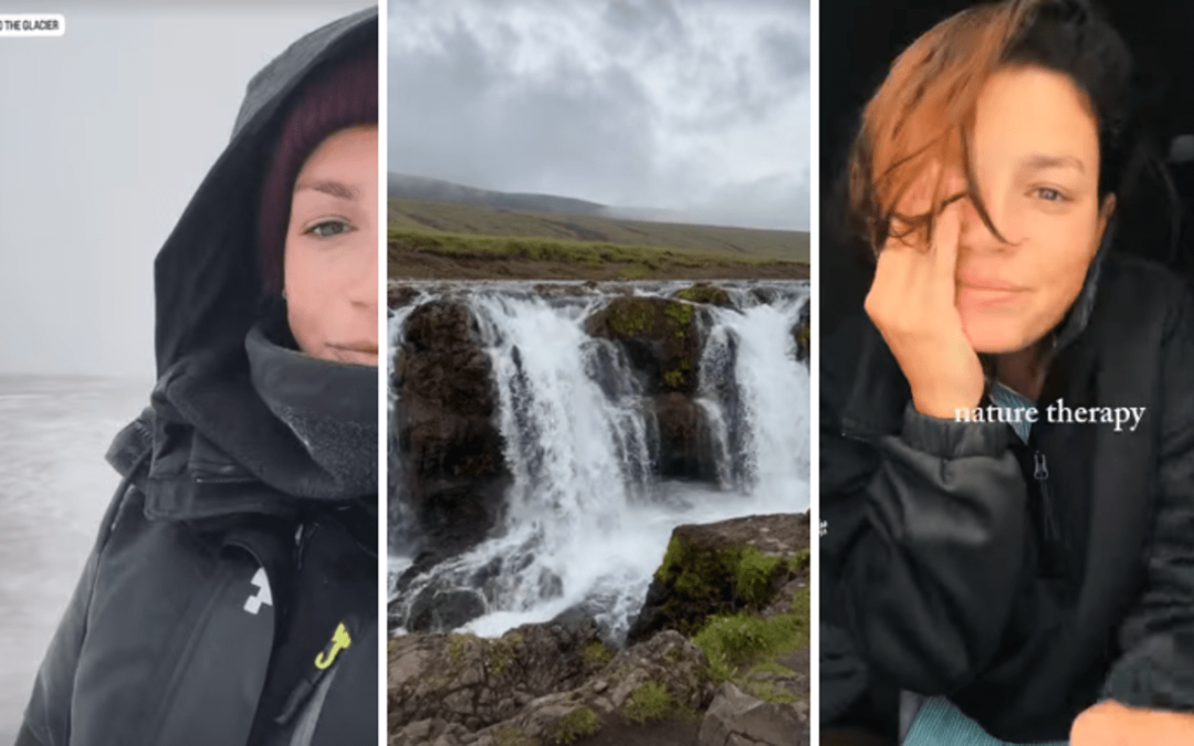 Emma, la fuga tra i ghiacciai con Elisa: la vacanza anti-caldo in Islanda